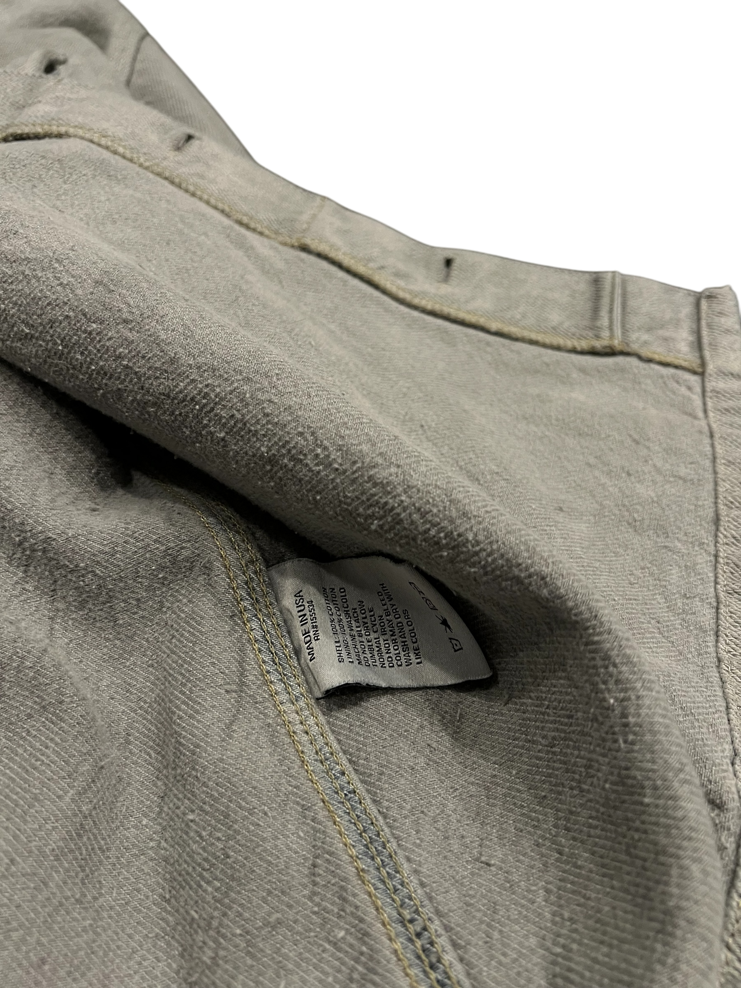 YZY Season 6 Work-shirt Blank Re-Dye