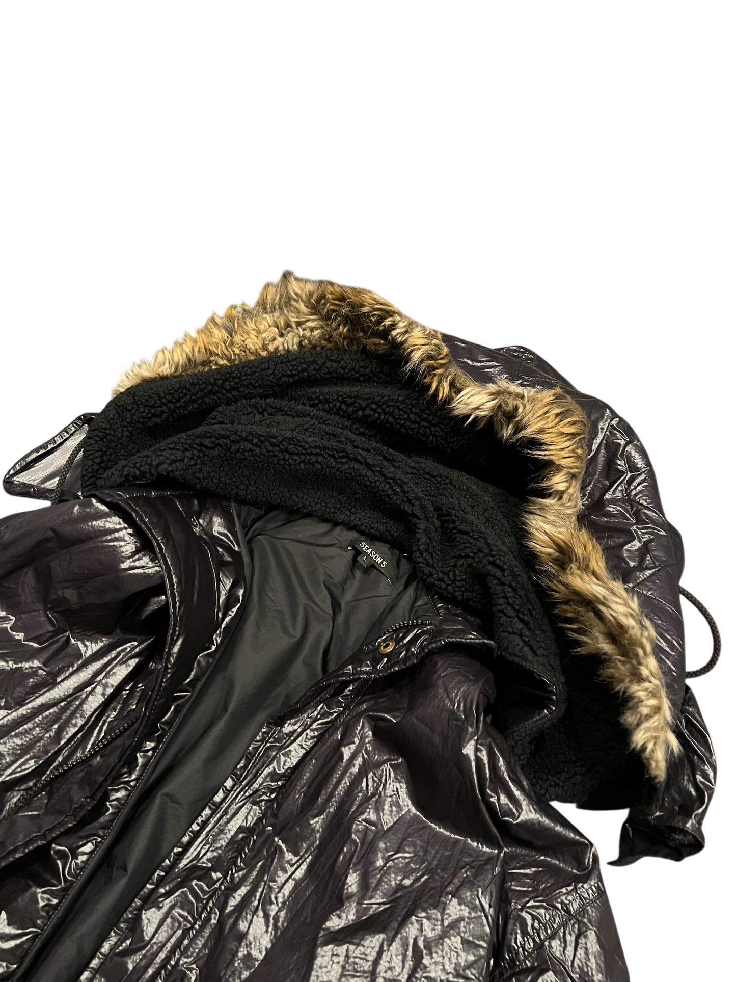 YZY Season 5 Faux Fur Coat