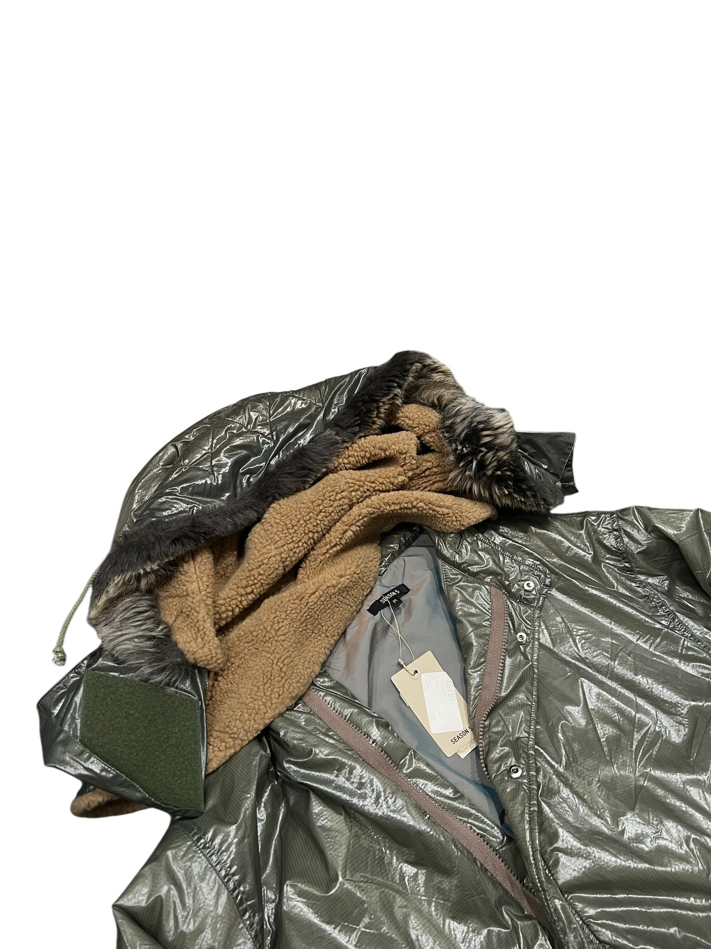 YZY Season 5 Faux Fur Coat