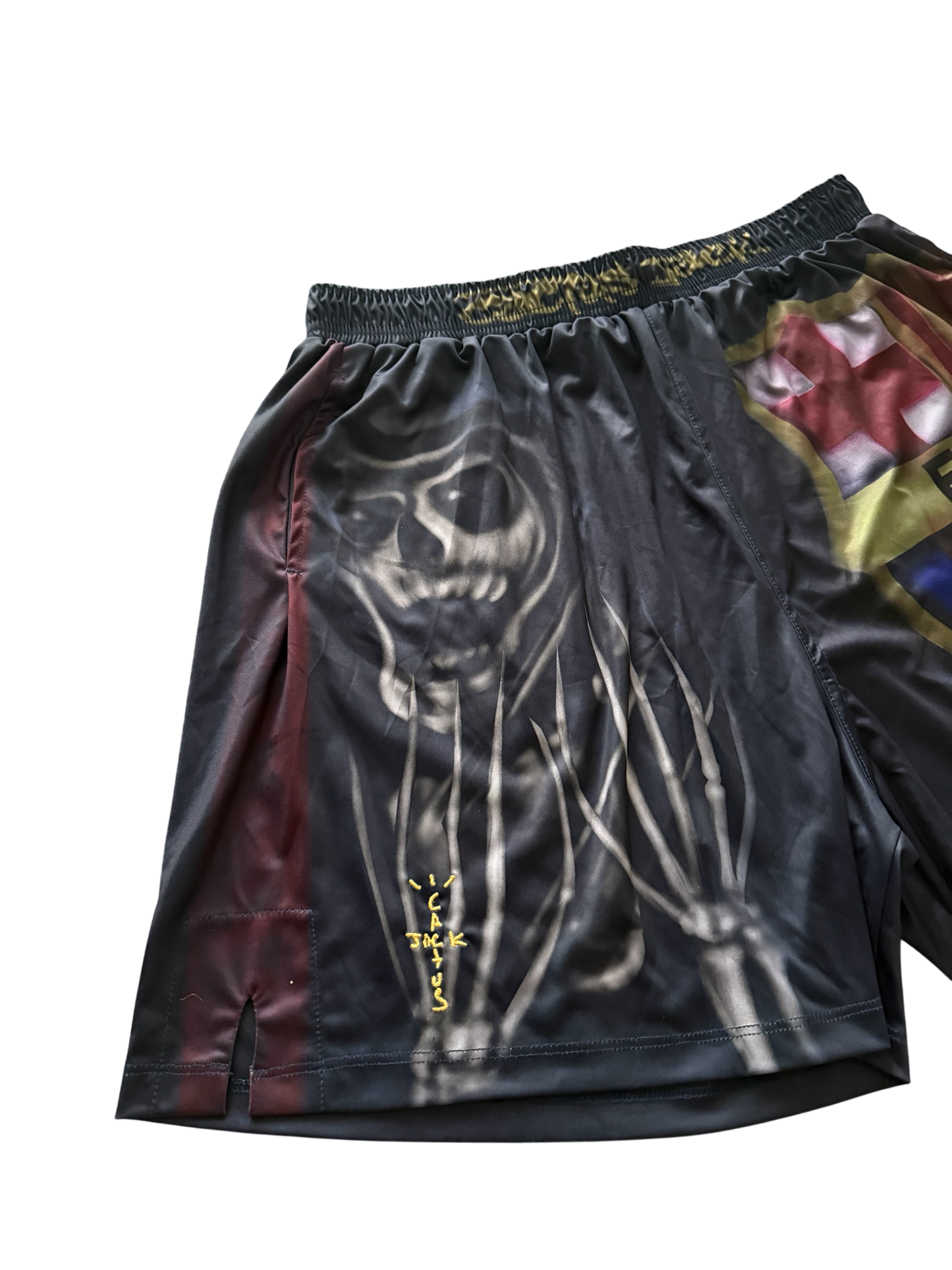 Fc Barcelona X Travis Scott Nike Skeleton Home Shorts