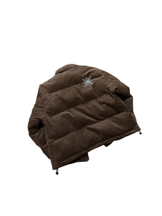 menacelosangeles Corduroy Monogram Puffer
