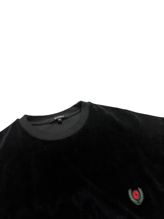 YZY Season 5 Velour Crest Crewneck