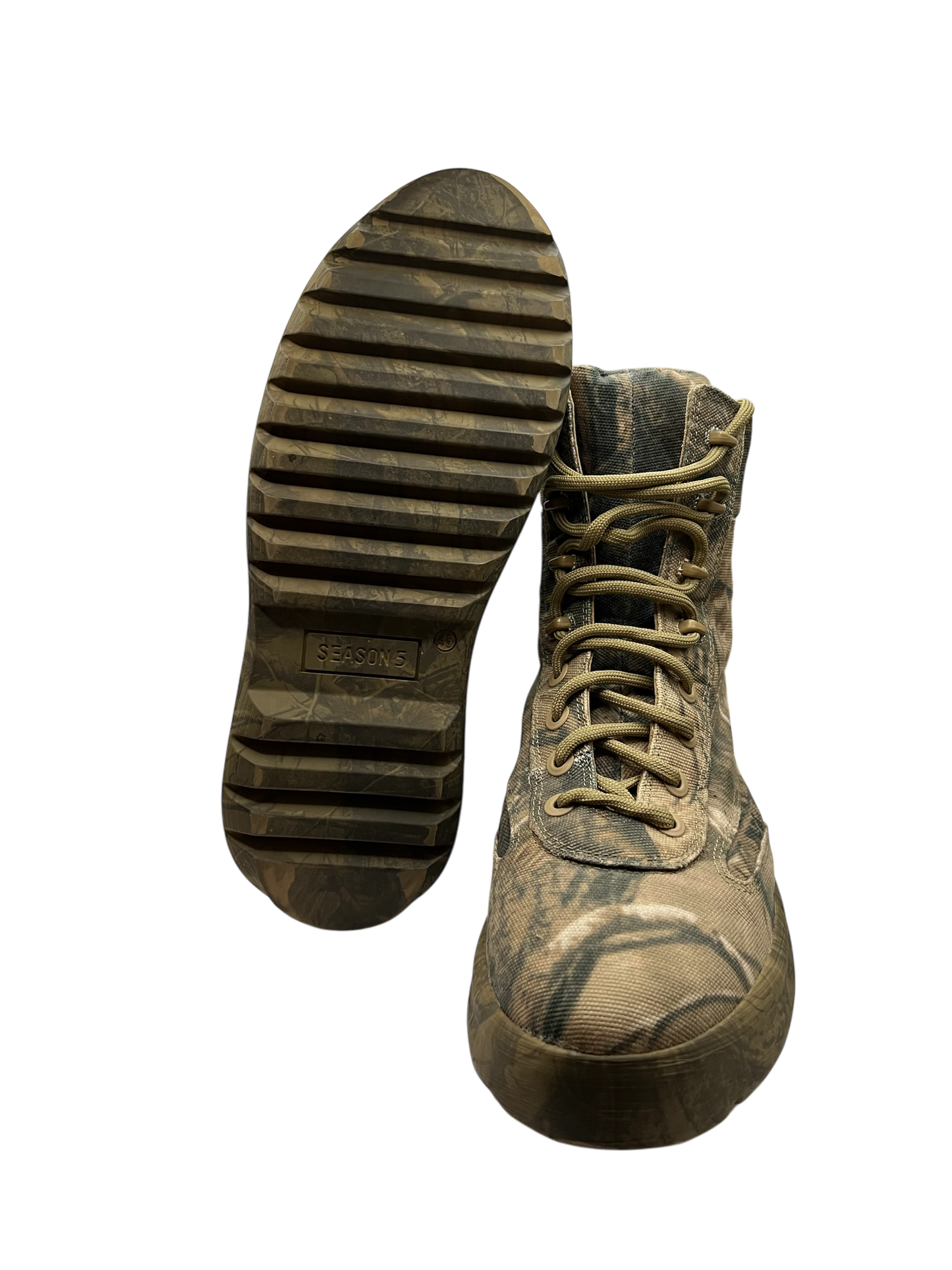 YZY Season 5 Canvas Camo Boot