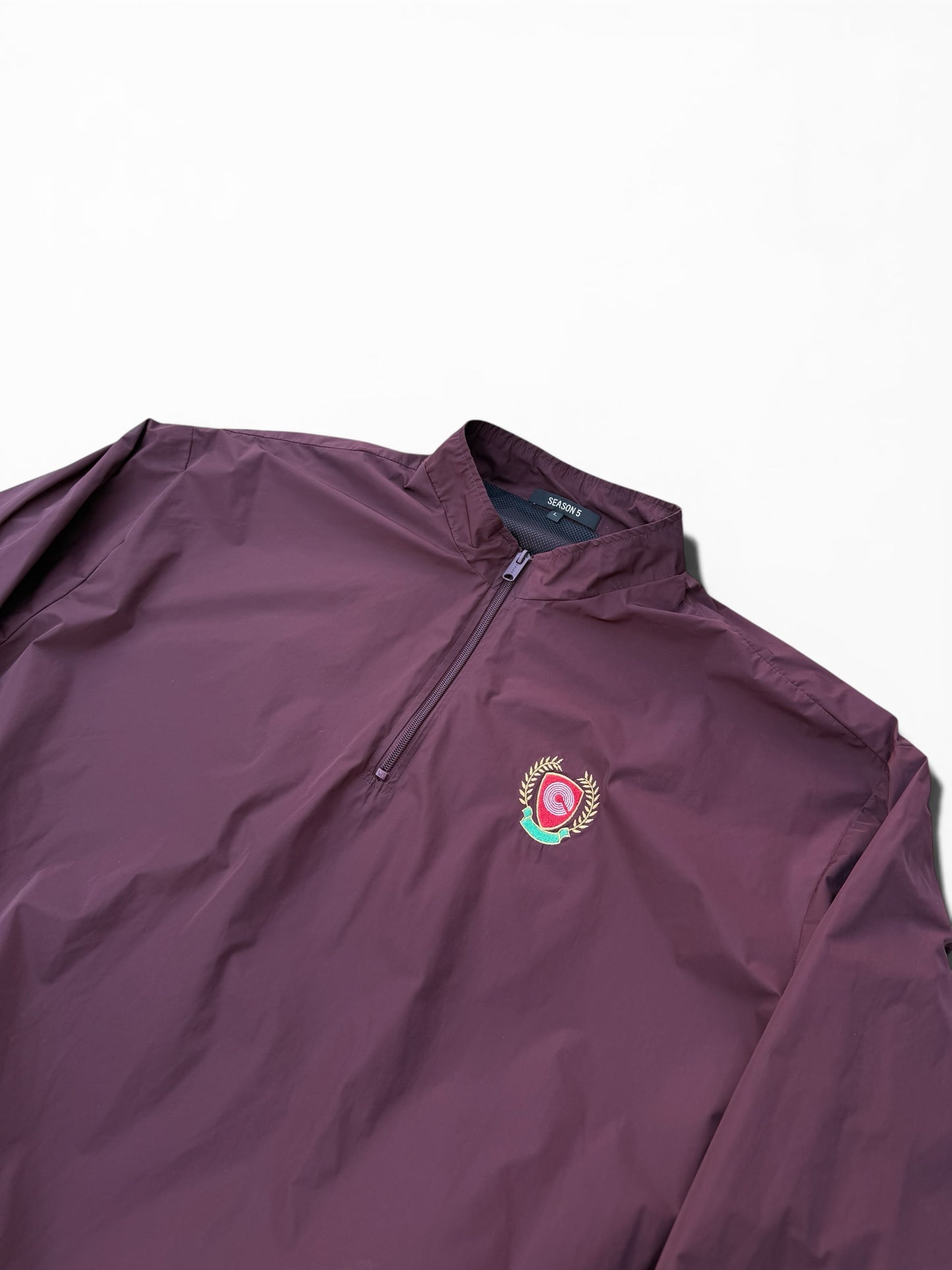YZY Season 5 Oxblood Half Zip