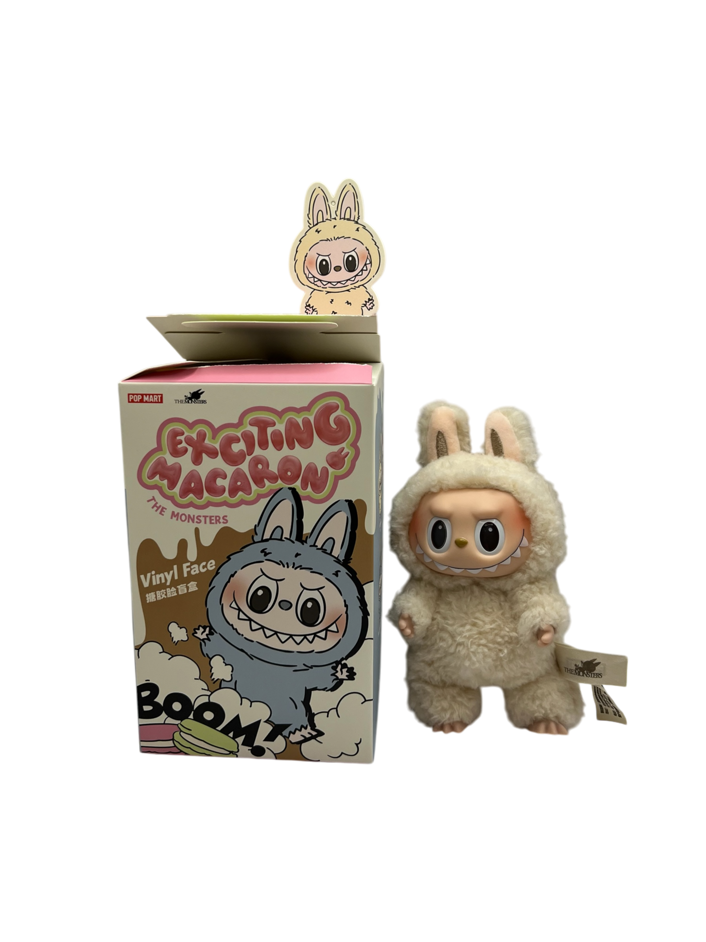 Pop Mart Labubu The Monsters Tasty Macarons Soymilk Vinyl Plush