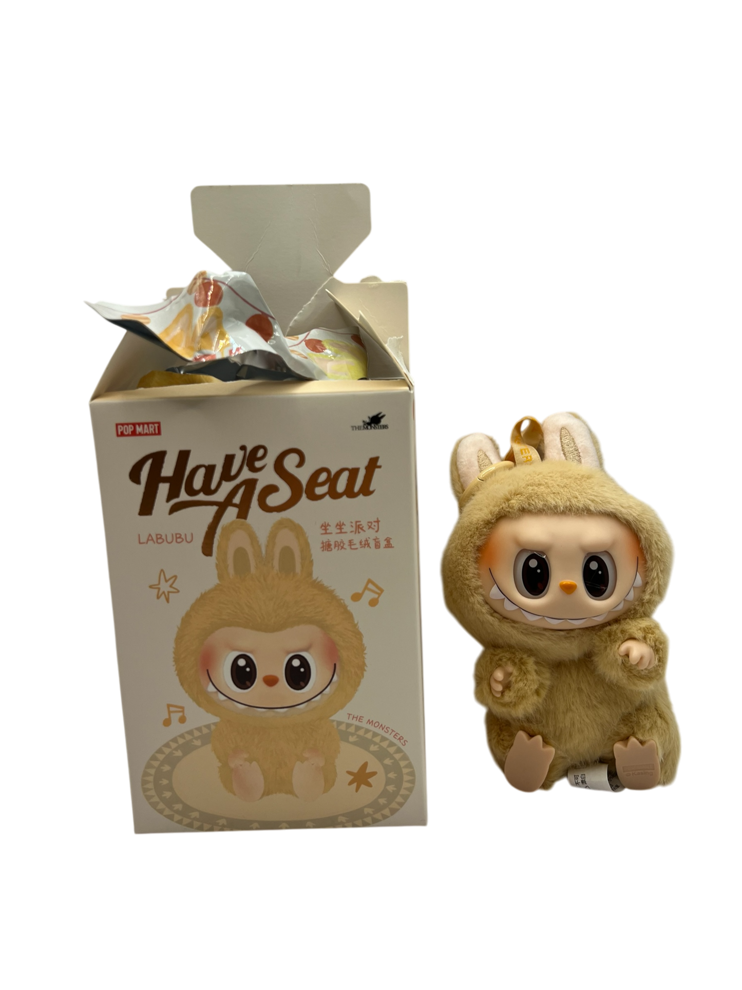 Pop Mart Labubu The Monsters Have a Seat BABA Vinyl Plush