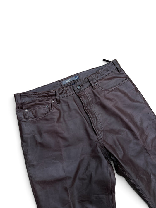 Vintage Gap Leather Boot Cut Pants