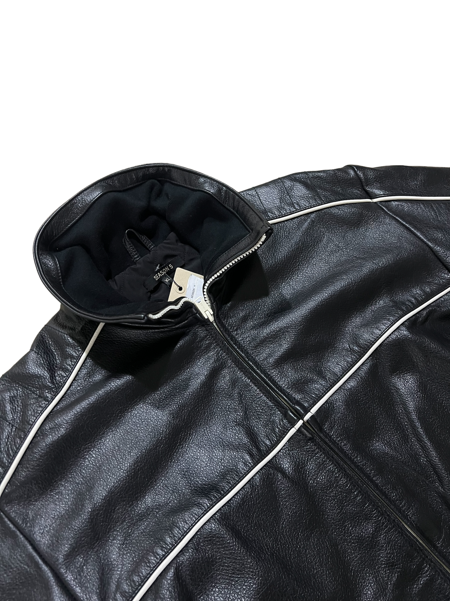 YZY Season 5 Calabasas Leather Jacket