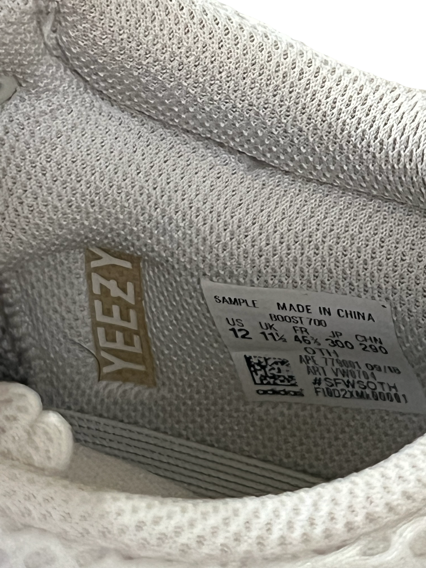 YZY Adidas 700 Sample