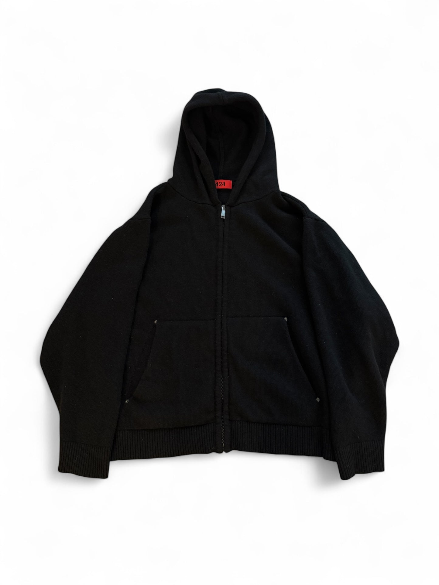 424 Wool Tag Zip Hoodie