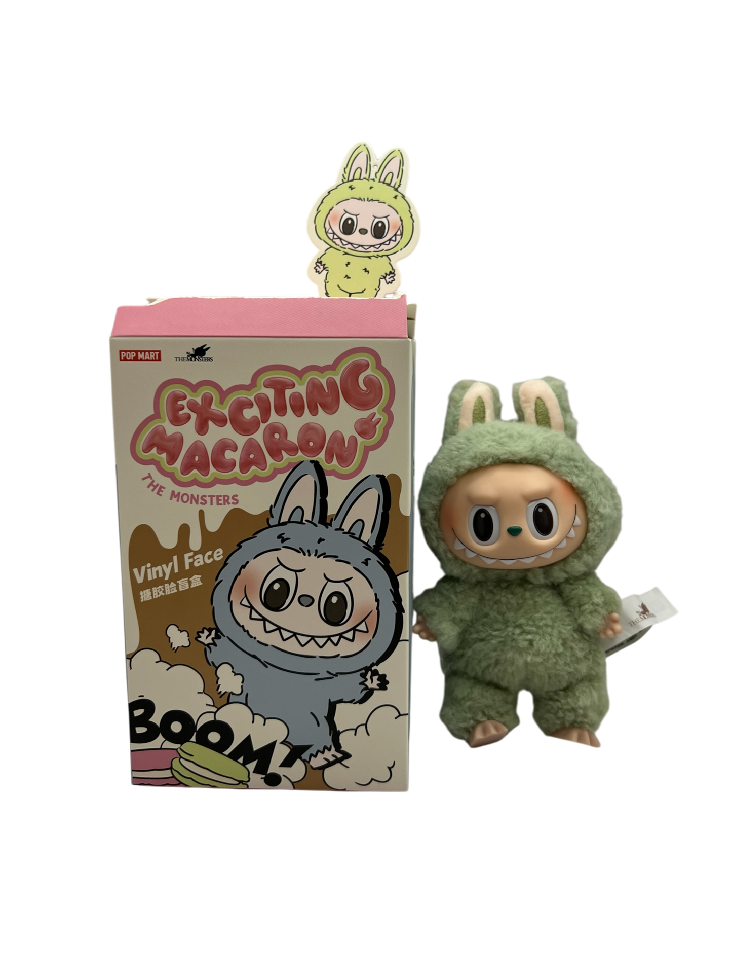 Pop Mart Labubu The Monsters Tasty Macarons Green Grape Vinyl Plush
Pendant