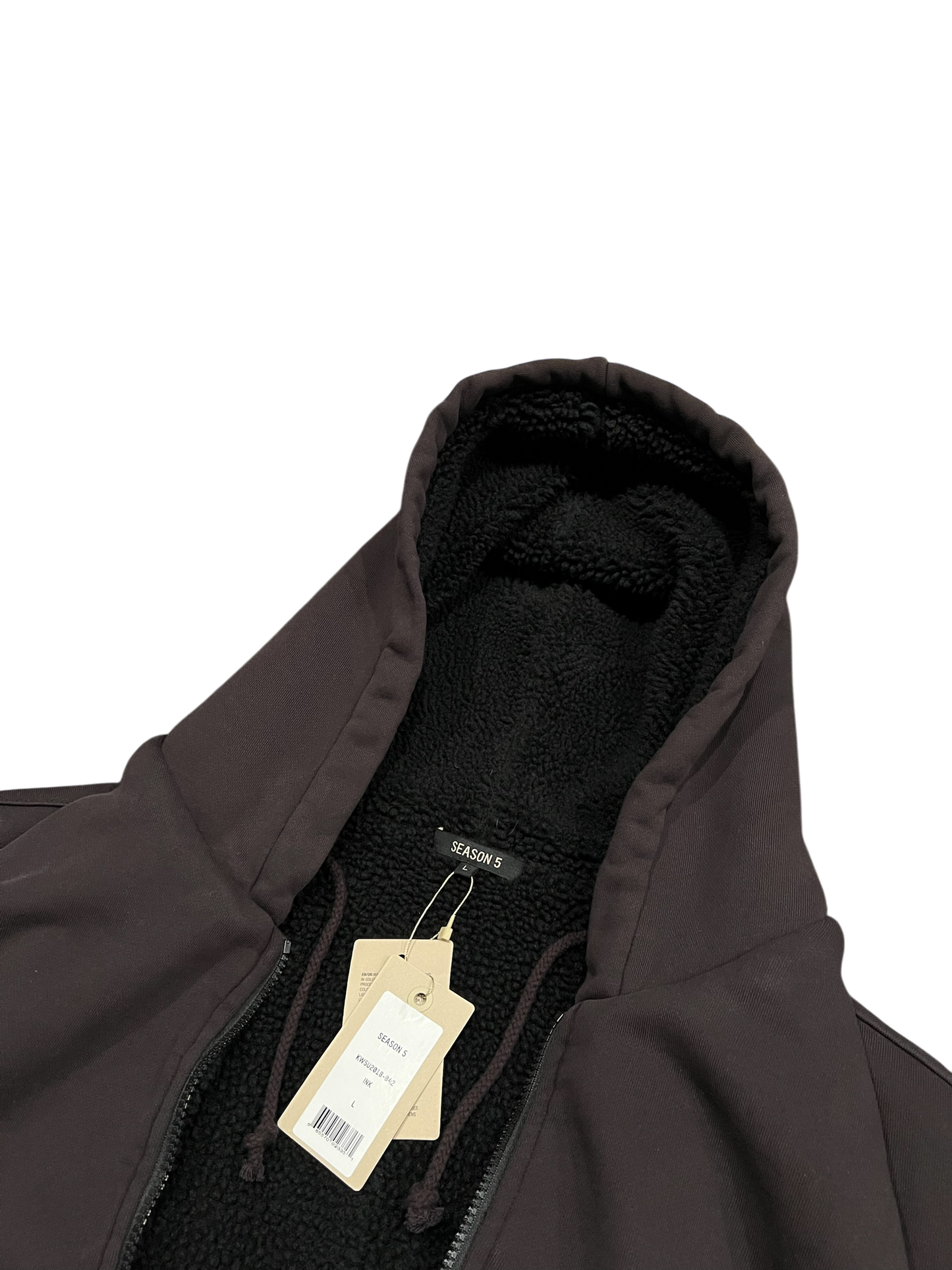 YZY Season 5 Sherpa Zip Hoodie