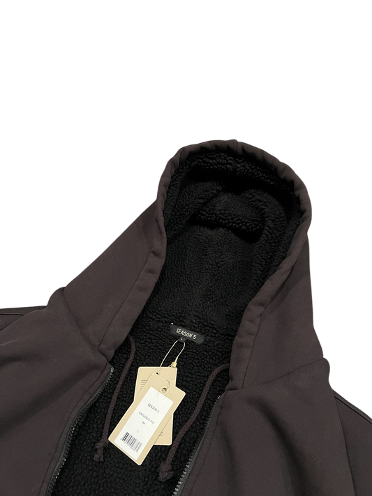 YZY Season 5 Sherpa Zip Hoodie