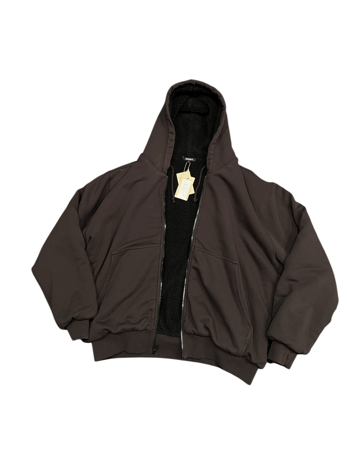 YZY Season 5 Sherpa Zip Hoodie