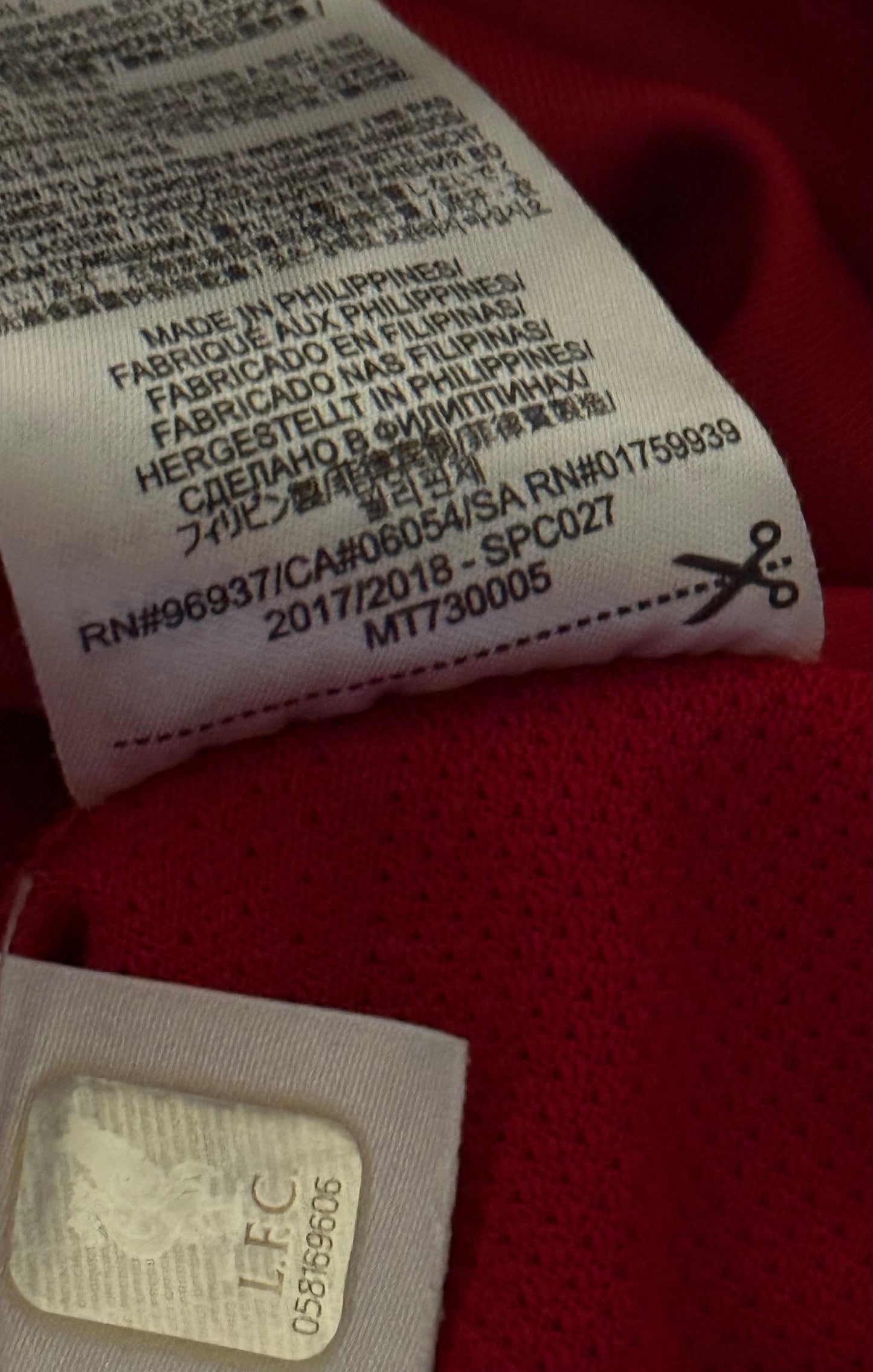 Liverpool M.Salah 2017/18 Home Jersey
