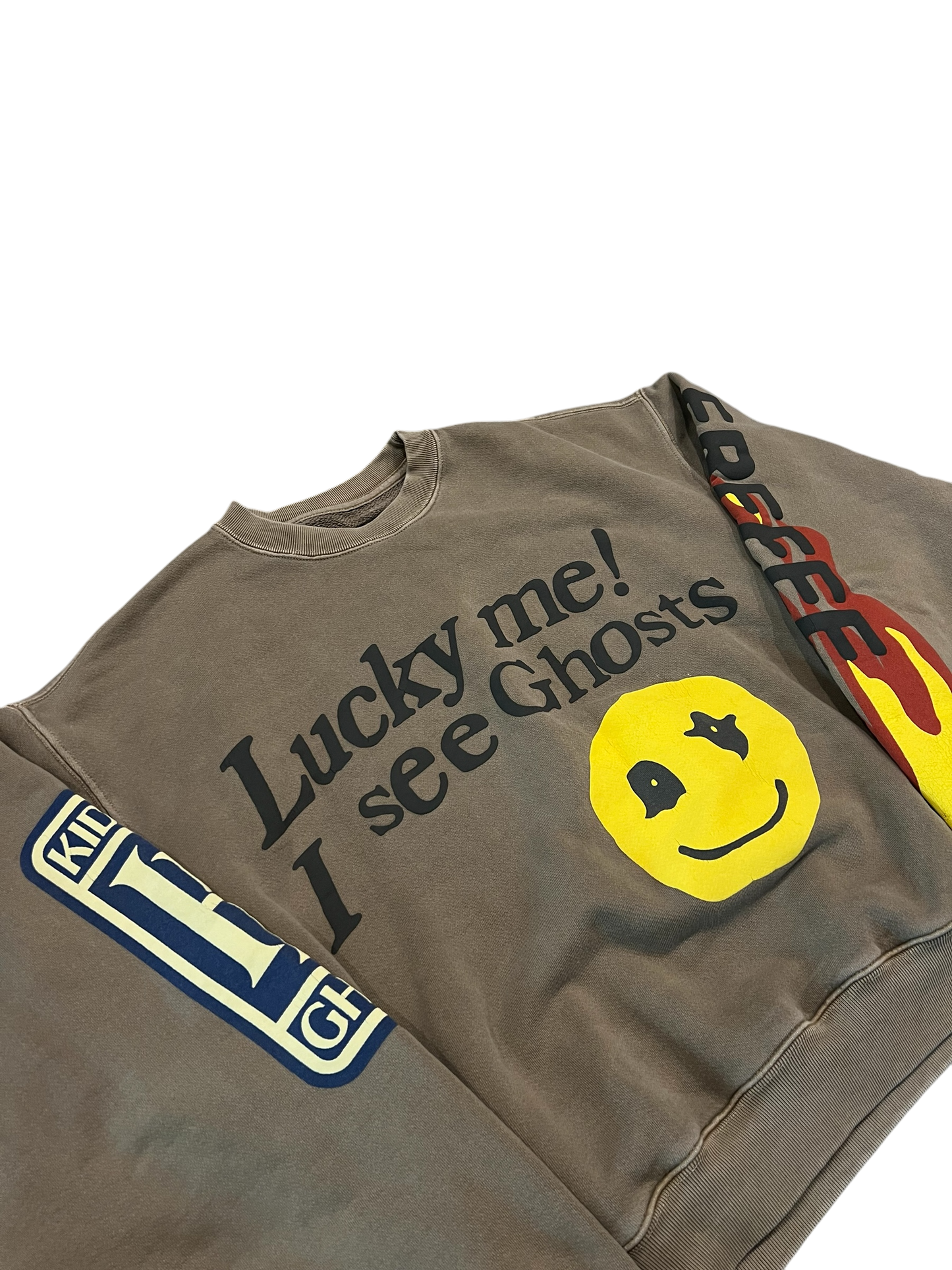 YZY Kids see Ghost Crewneck