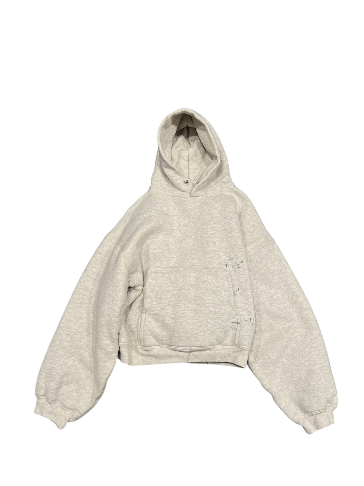 YZY Sample Double Layered Snap Hoodie