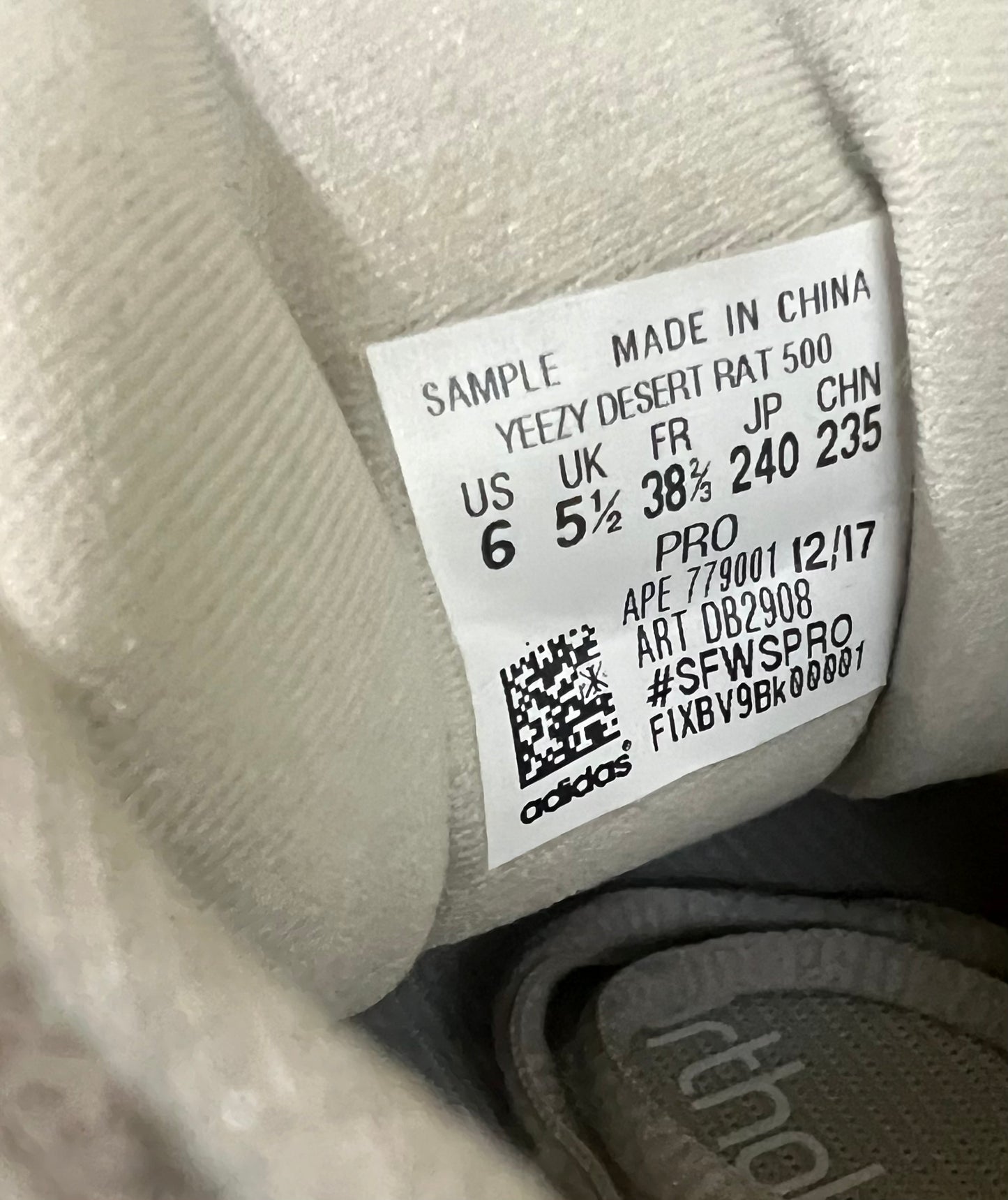 YZY Adidas 500 Desert Rat Sample