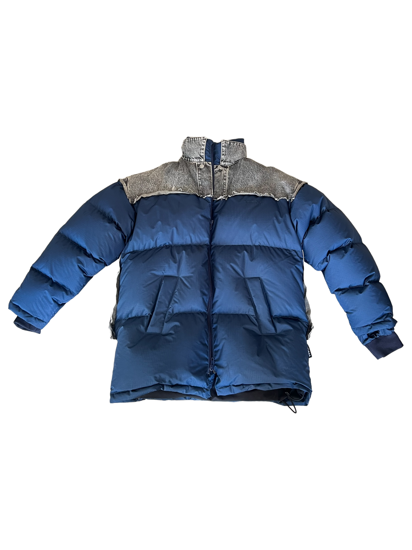 Balenciaga Denim Down Hybrid Jacket