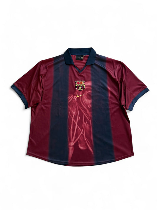 FC Barcelona X Travis Scott Retro Home Skeleton Jersey