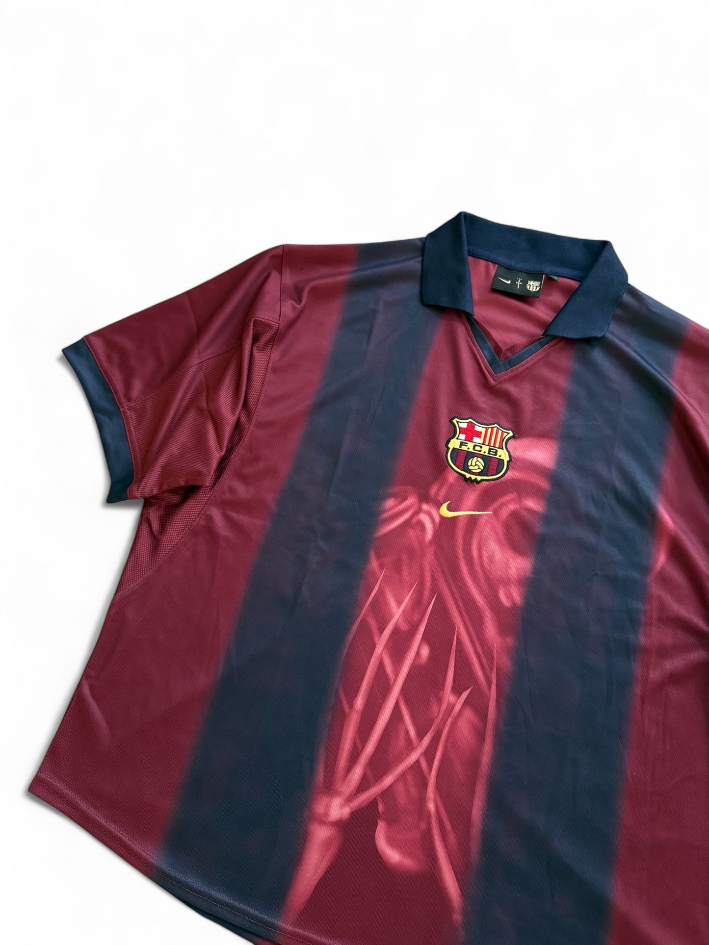 FC Barcelona X Travis Scott Retro Home Skeleton Jersey