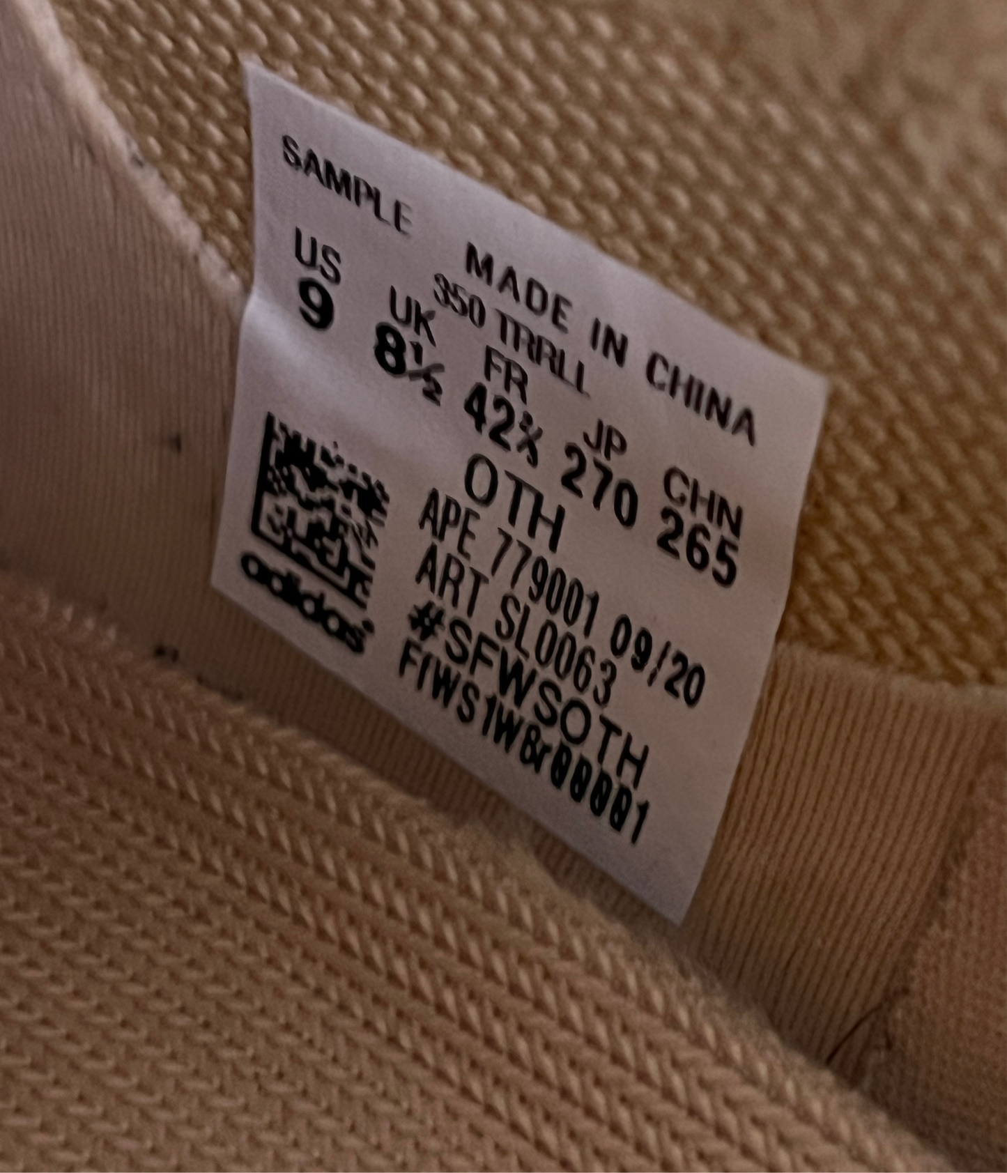 YZY Adidas 350 TRRLL Sample