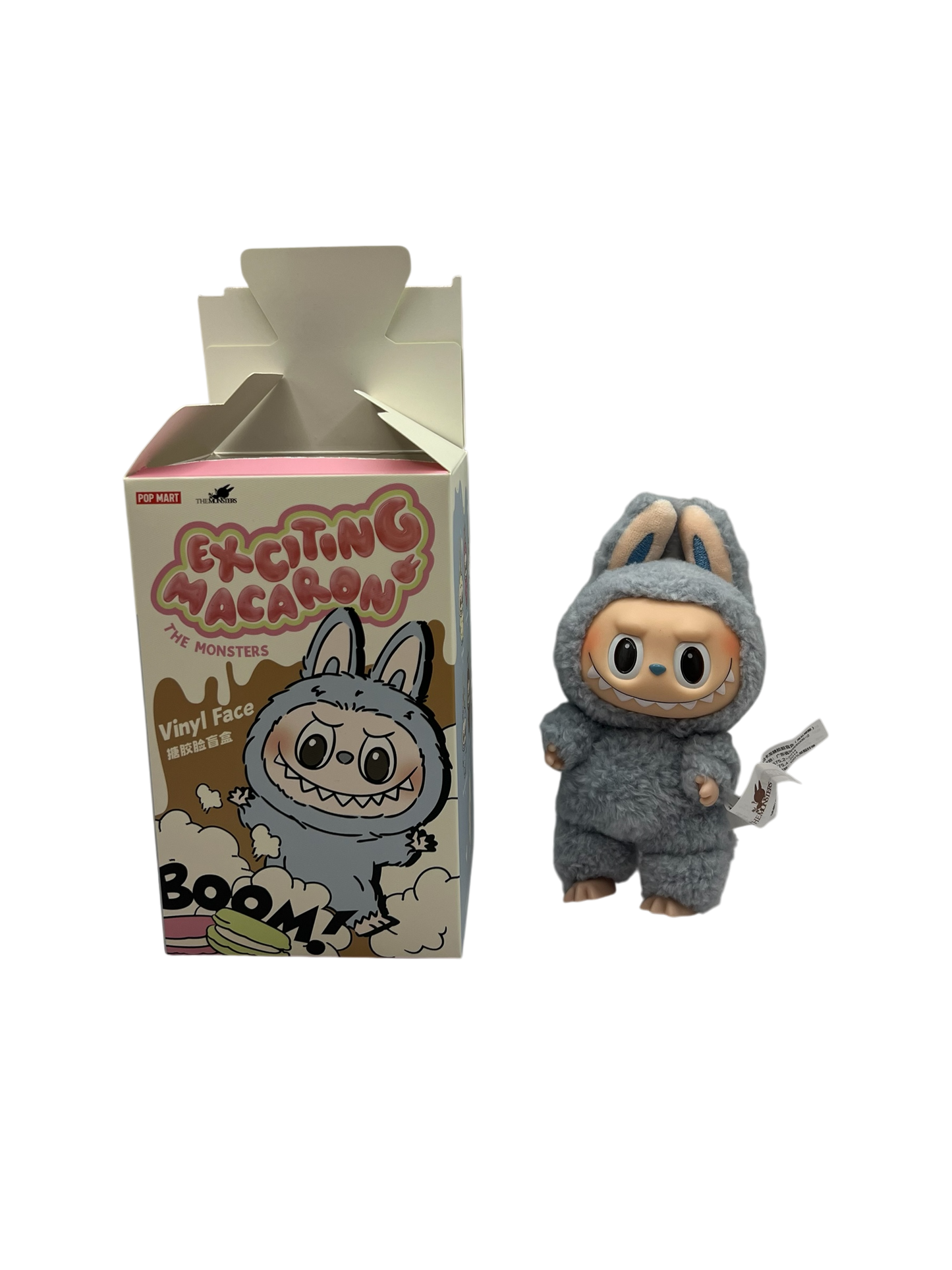 Pop Mart Labubu The Monsters Tasty Macarons Sea Salt Cocount Vinyl Plush