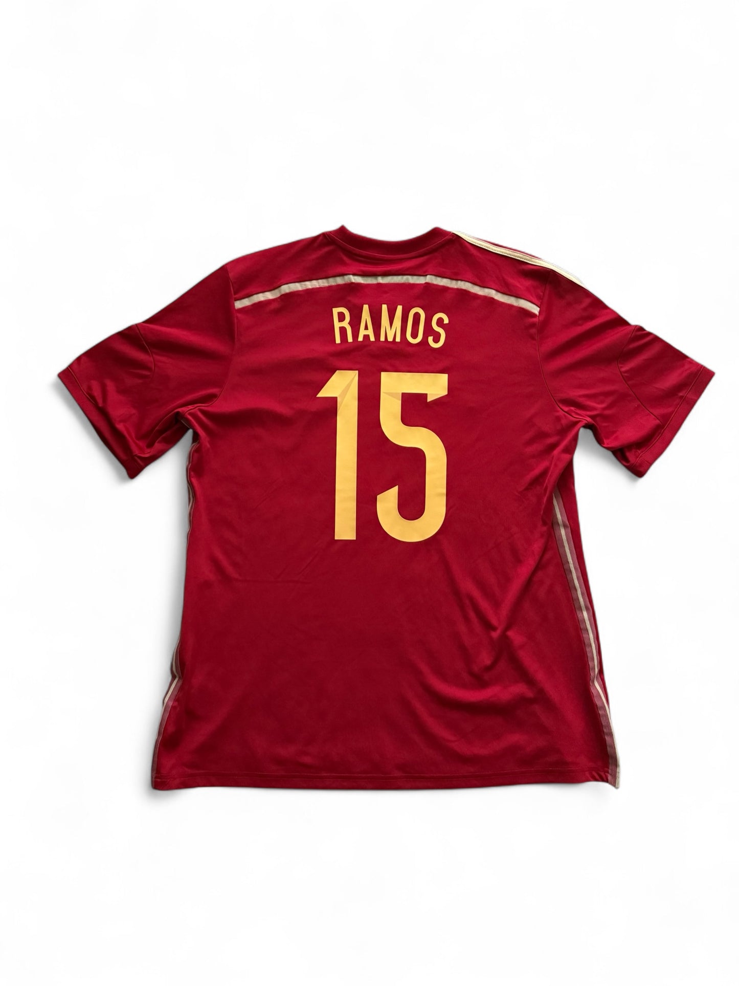 Adidas Spain Home Jersey 2014 World Cup #15 Sergio Ramos