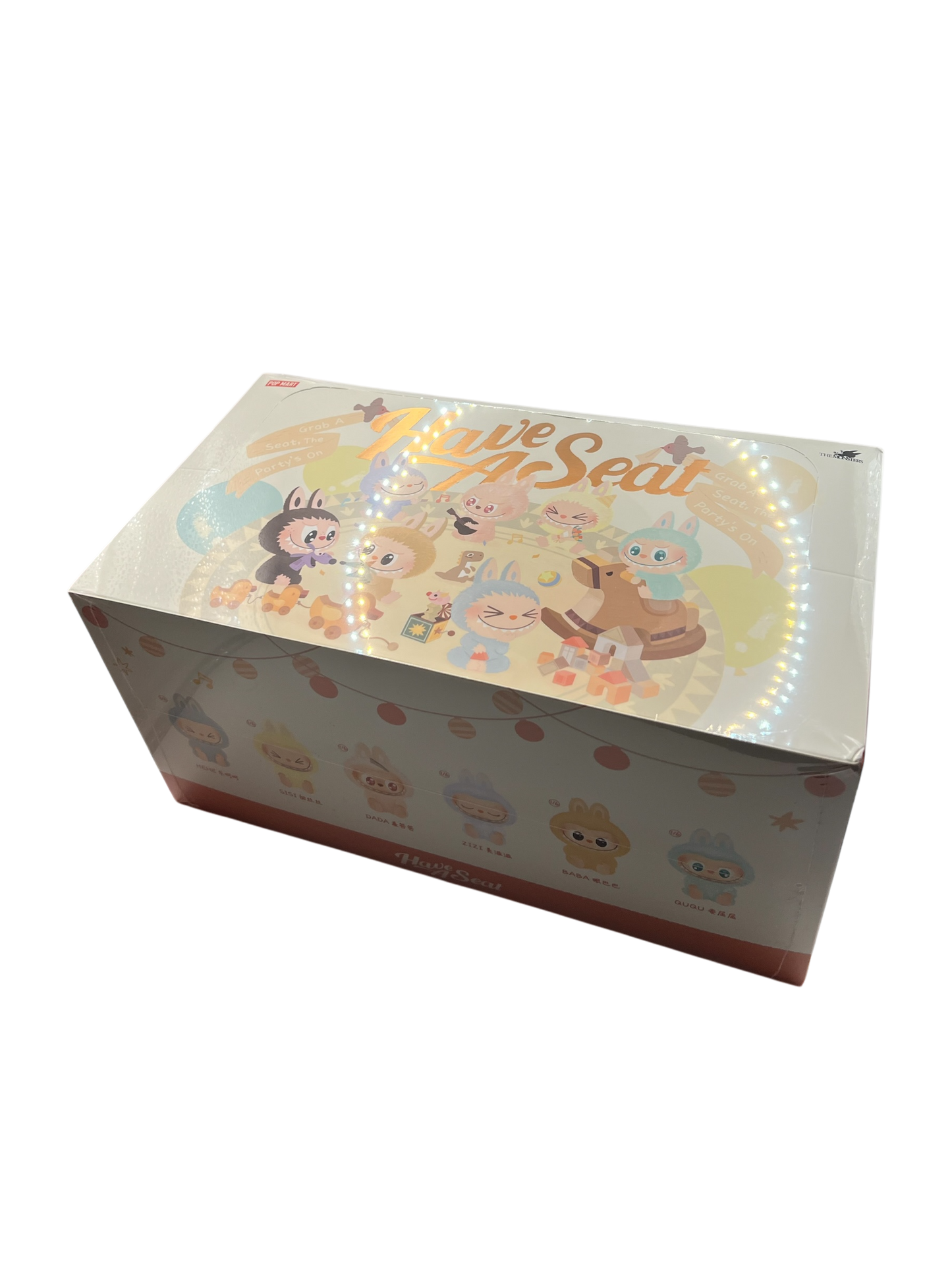 Pop Mart Labubu The Monsters Have a Seat Vinyl Plush Sealed Case 6 Blind Boxes
