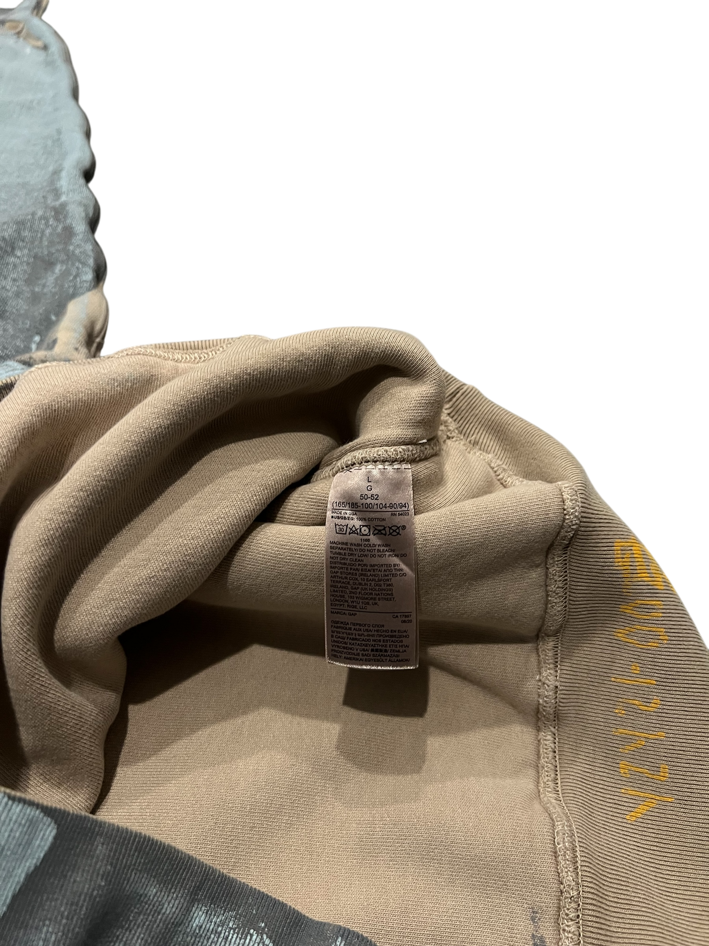 YZY Sample Wyoming Painted Hoodie