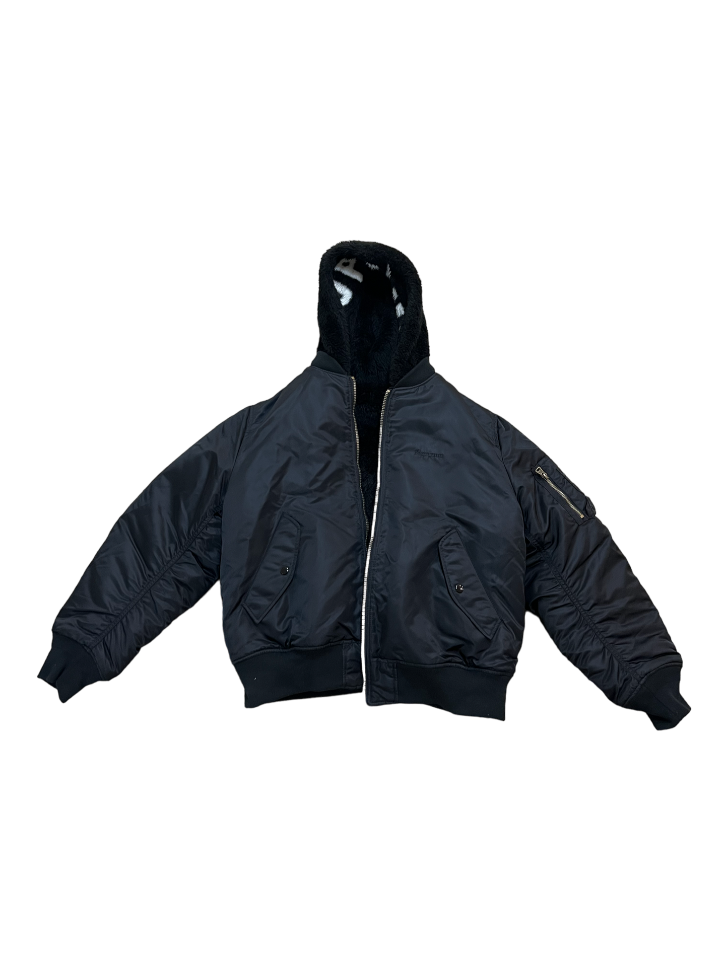 Supreme Faux Fur Reversible Bomber Jacket