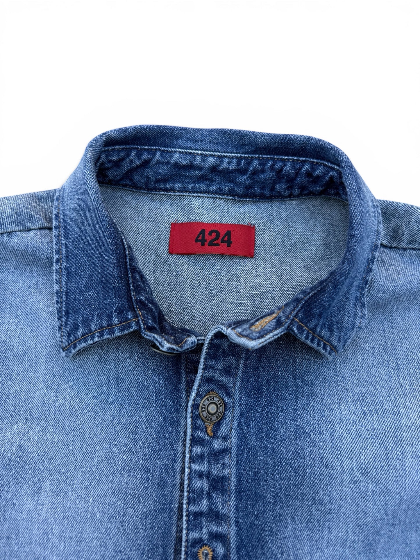 424 Denim Button Up Jacket