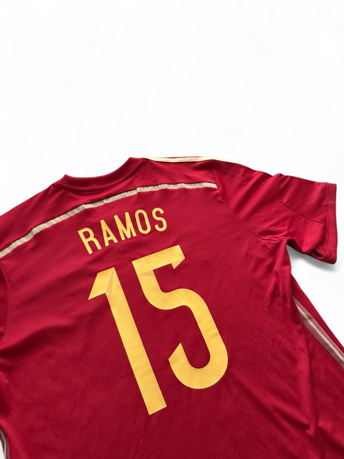 Adidas Spain Home Jersey 2014 World Cup #15 Sergio Ramos