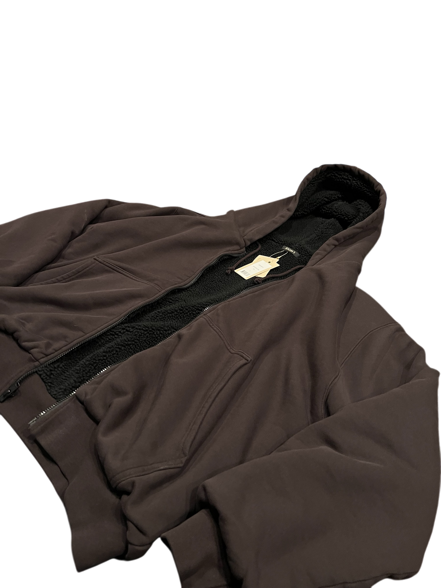 YZY Season 5 Sherpa Zip Hoodie