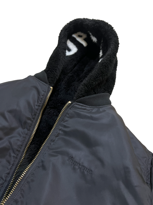 Supreme Faux Fur Reversible Bomber Jacket