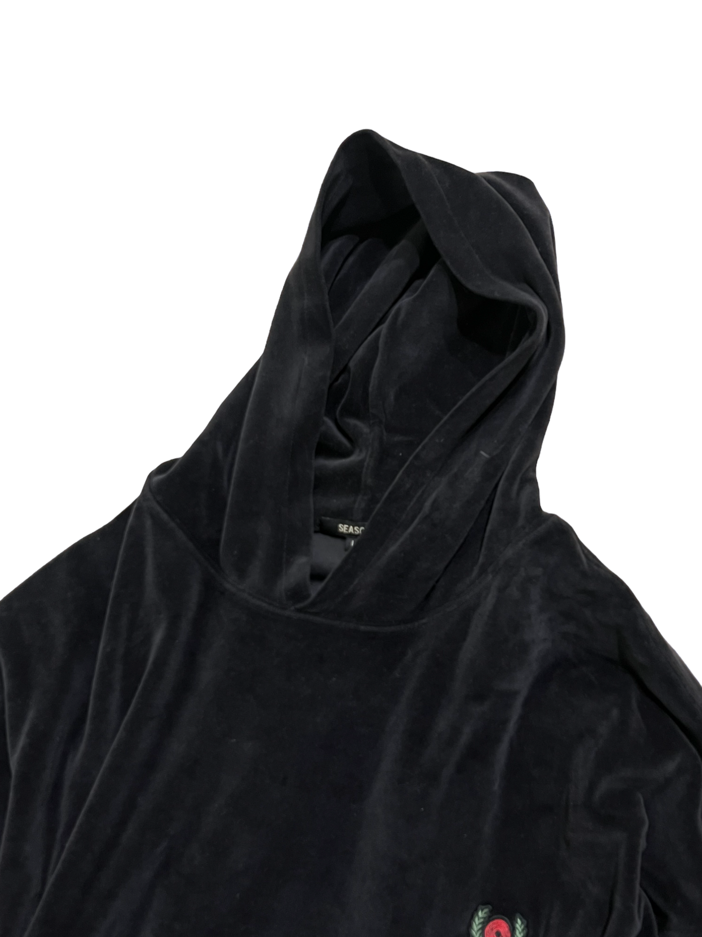 YZY Season 5 Velour Crest Hoodie