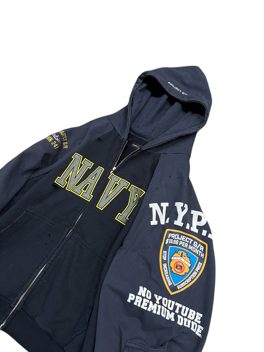 Project GR Reconstructed Zip Hoodie