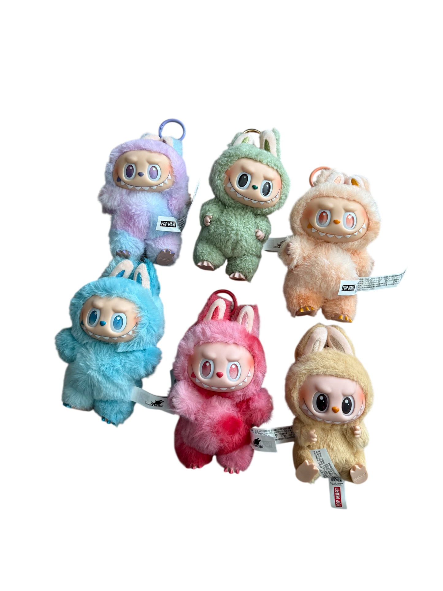 Pop Mart Labubu The Monsters Vinyl Plush Pendant Open Box Single
