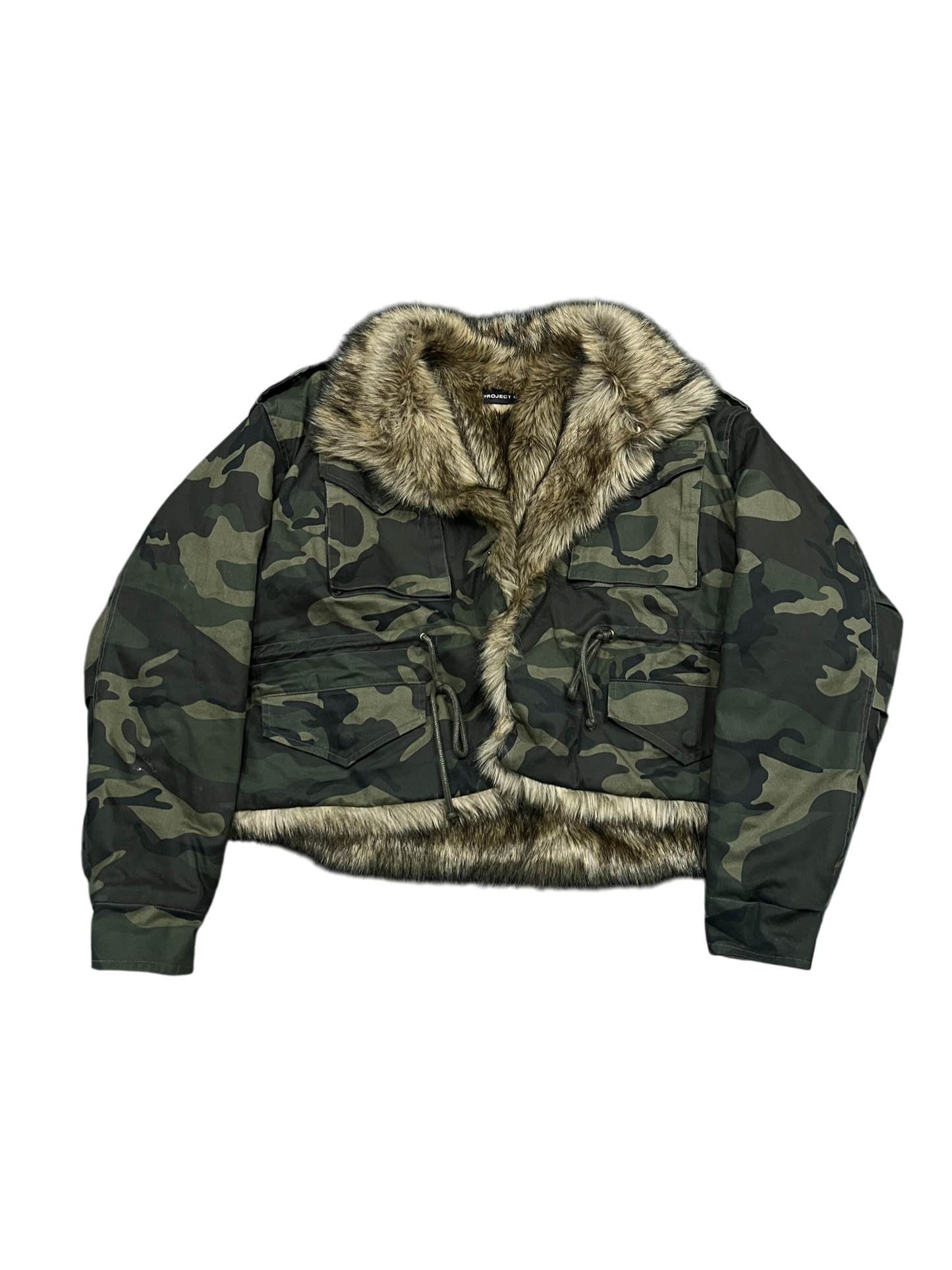 Project GR Fur Military Field Jacket