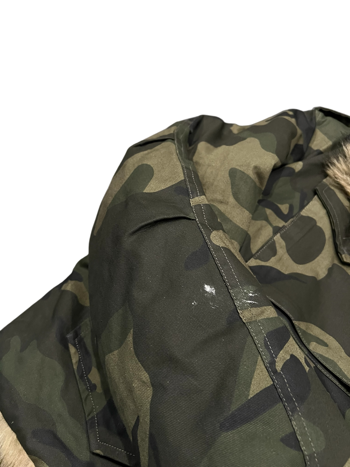 Project GR Fur Military Field Jacket