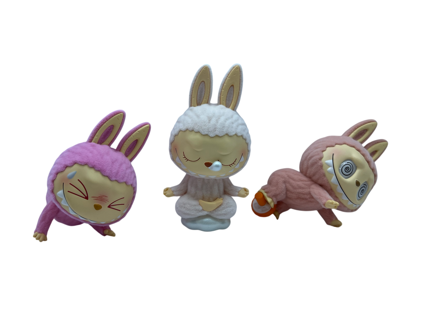 Pop Mart Labubu The Monsters Lazy Yoga Series Figures Opened Box