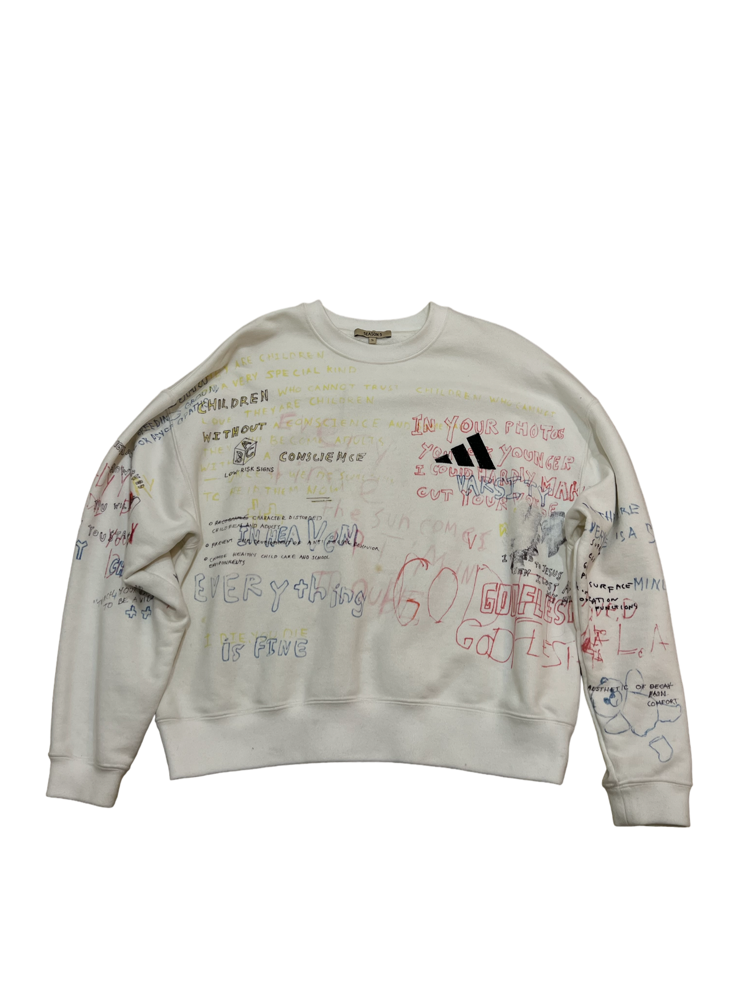 YZY Season 5 Adidas Crewneck