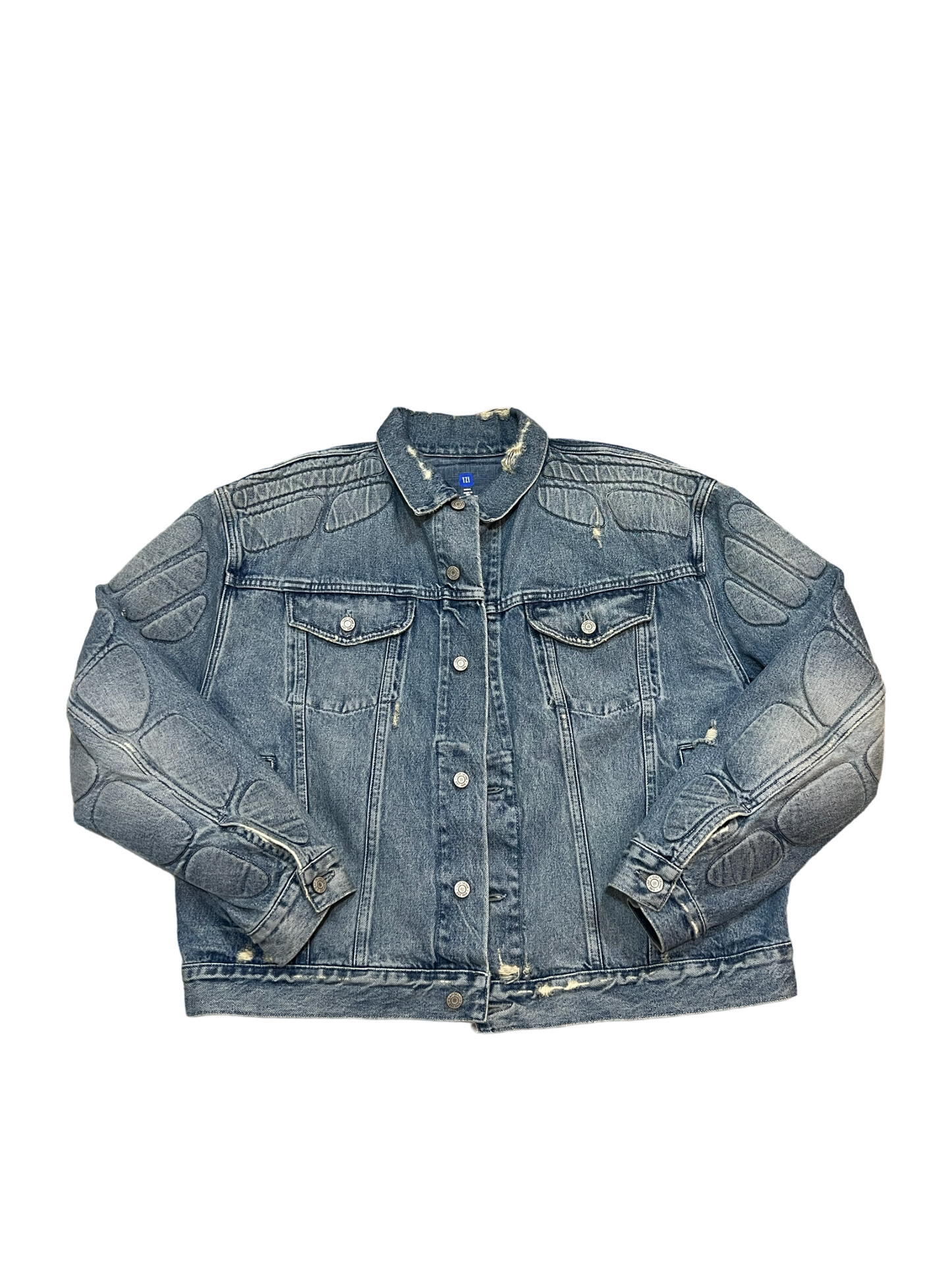 YZY Gap Balenciaga Padded Denim Jacket