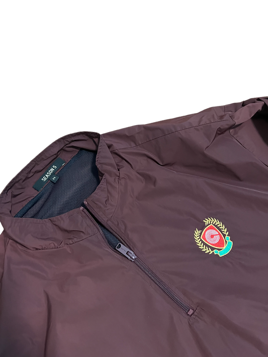 YZY Season 5 Oxblood Half Zip
