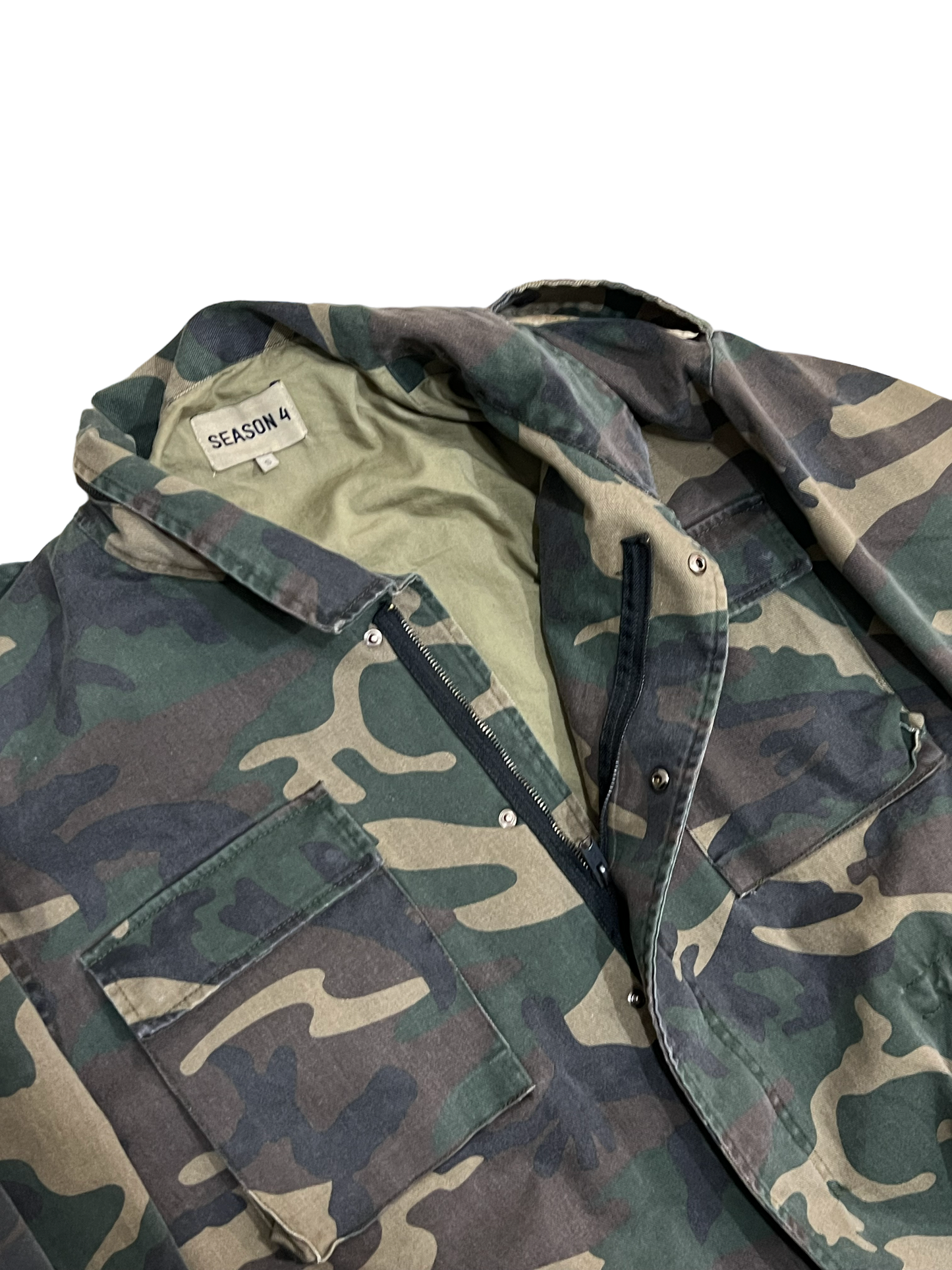 YZY Season 4 Camo Parka