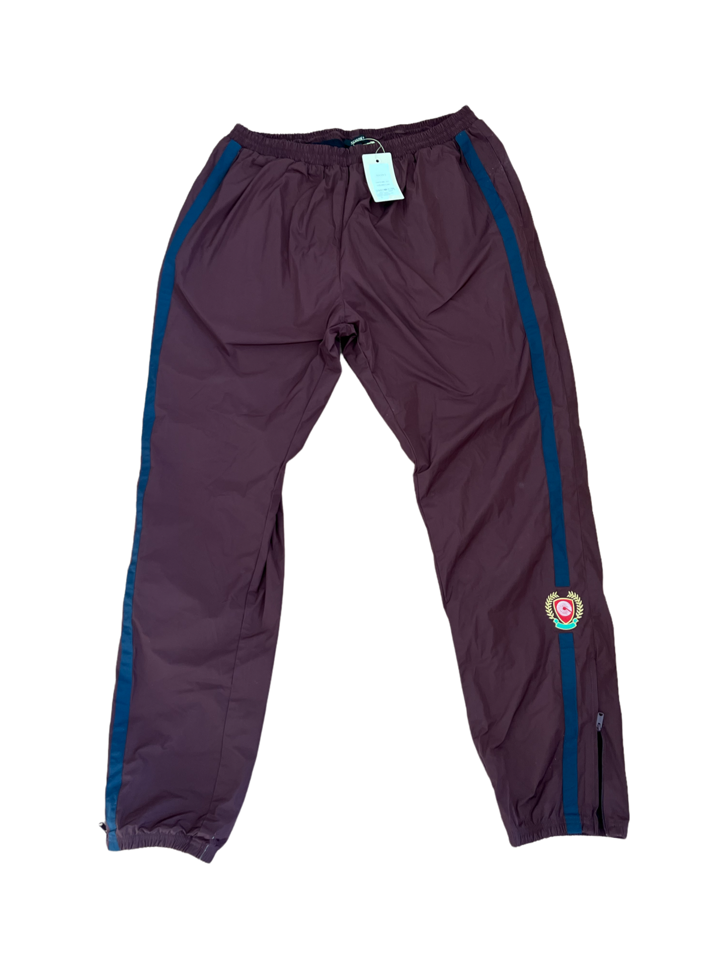 YZY Track Pants Oxblood