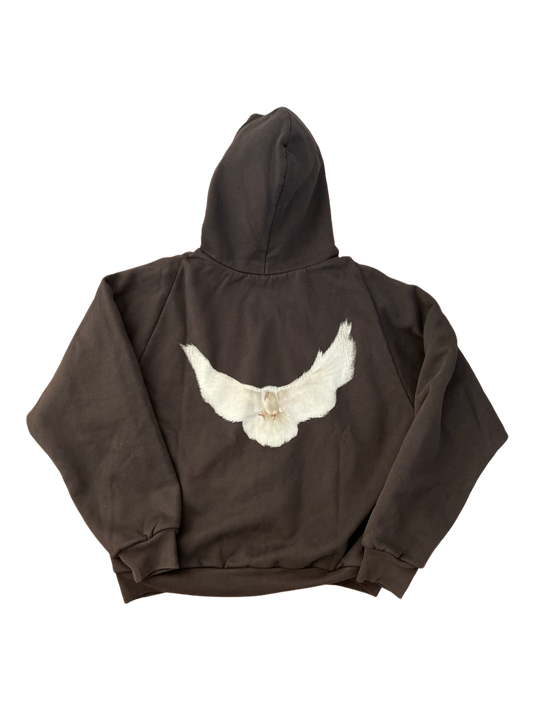 YZY DOVE Shrunken Hoodie