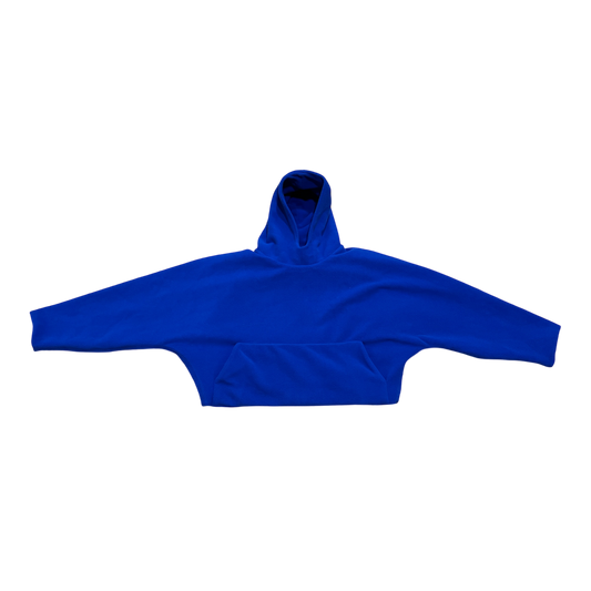 YZY Sample Fleece Jersey Reversible Cropped Hoodie