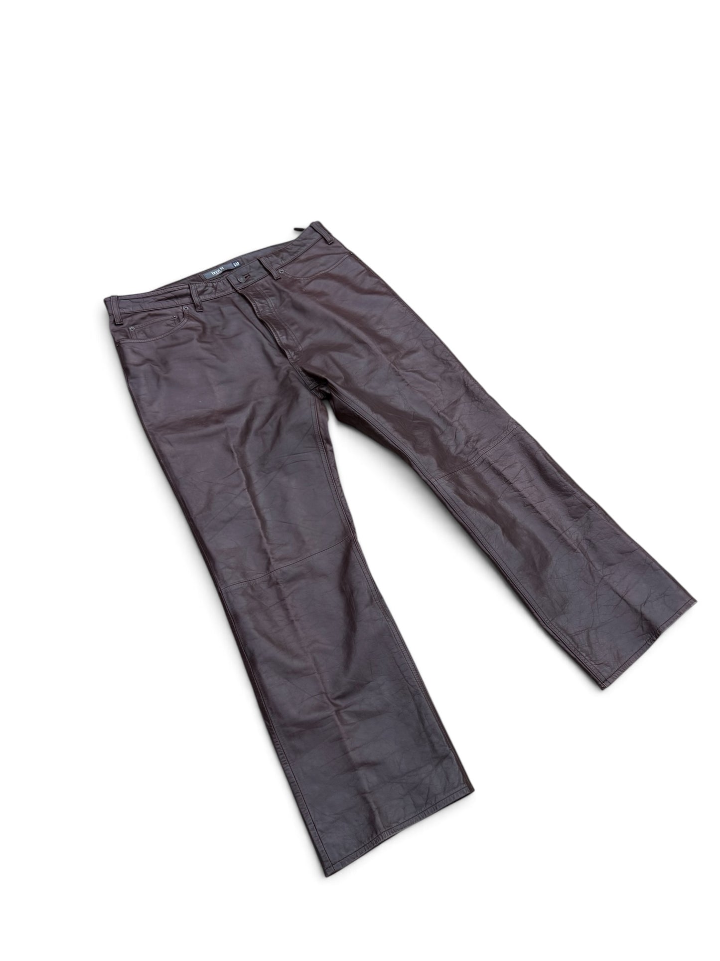 Vintage Gap Leather Boot Cut Pants