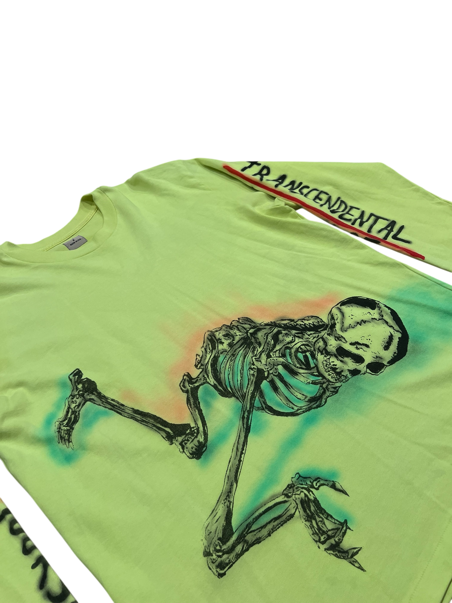 YZY Wes Lang Skeleton Long Sleeve